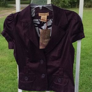 NEW WITH TAGS PARIS BLUES PURPLE TOP